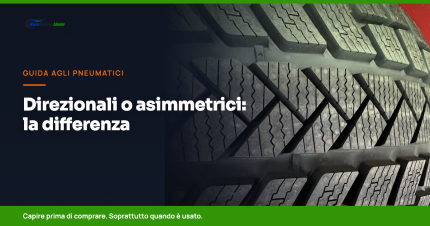 Pneumatici direzionali e asimmetrici: la differenza e perché il montaggio conta