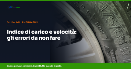 Indice di carico e codice di velocità: gli errori più comuni quando scegli le gomme