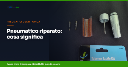 Pneumatico usato riparato: cosa significa e come valutarlo prima di comprare