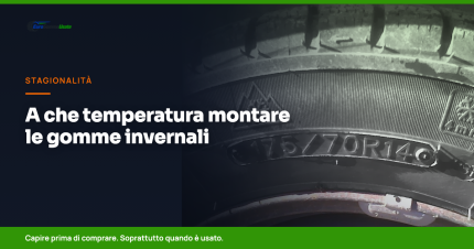 A che temperatura conviene montare le gomme invernali (non solo la data sul calendario)