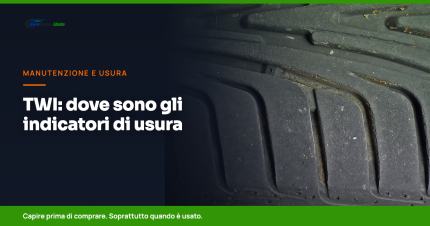 TWI: cosa sono gli indicatori di usura del battistrada e dove si trovano